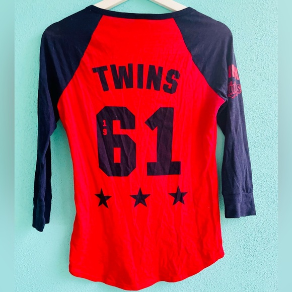 Victoria's Secret Pink Minnesota Twins Baseball Tee - size S - Picture 2 of 4